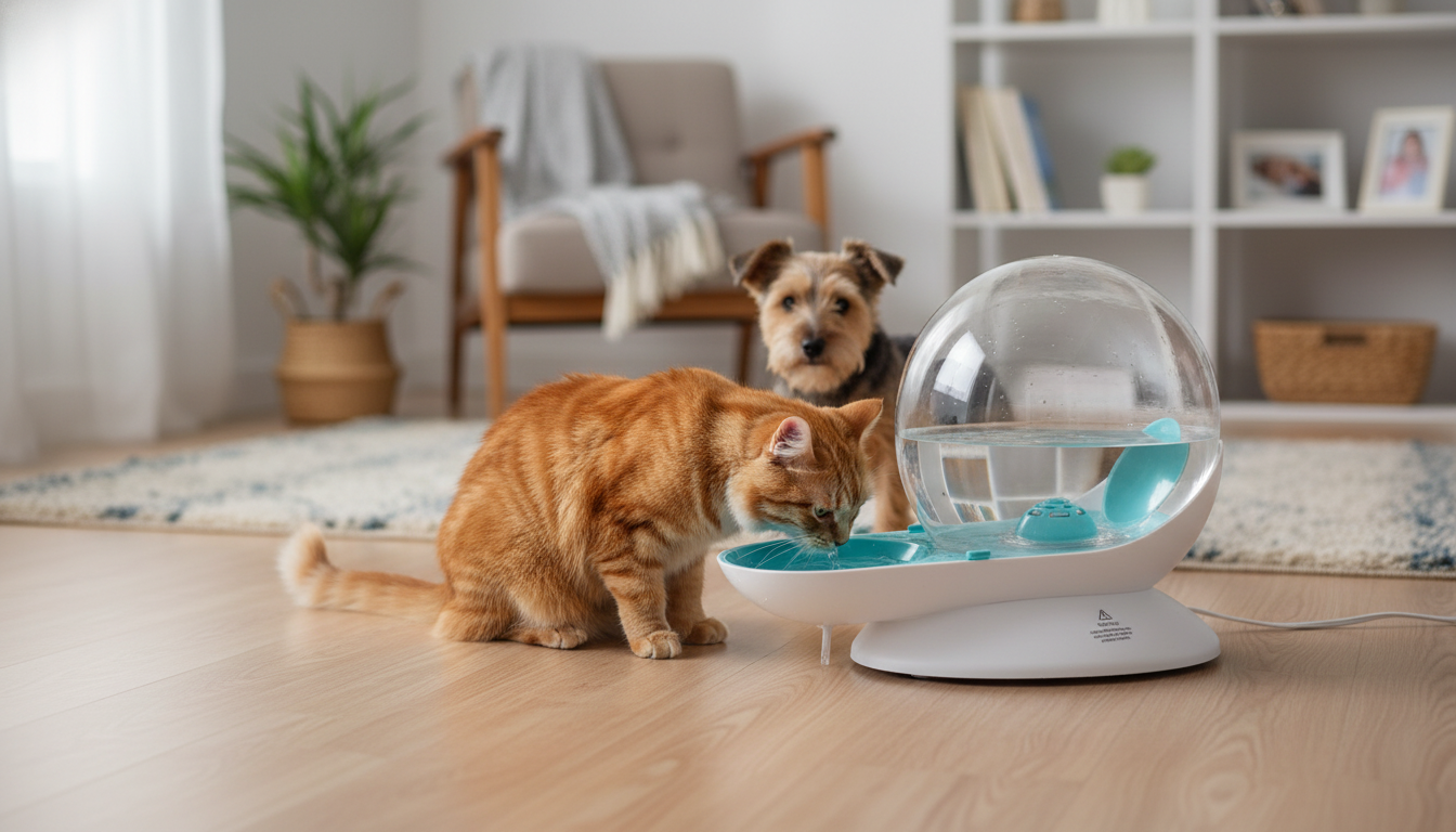 Automatic Pet Water Fountain Tips for Cats & Dogs