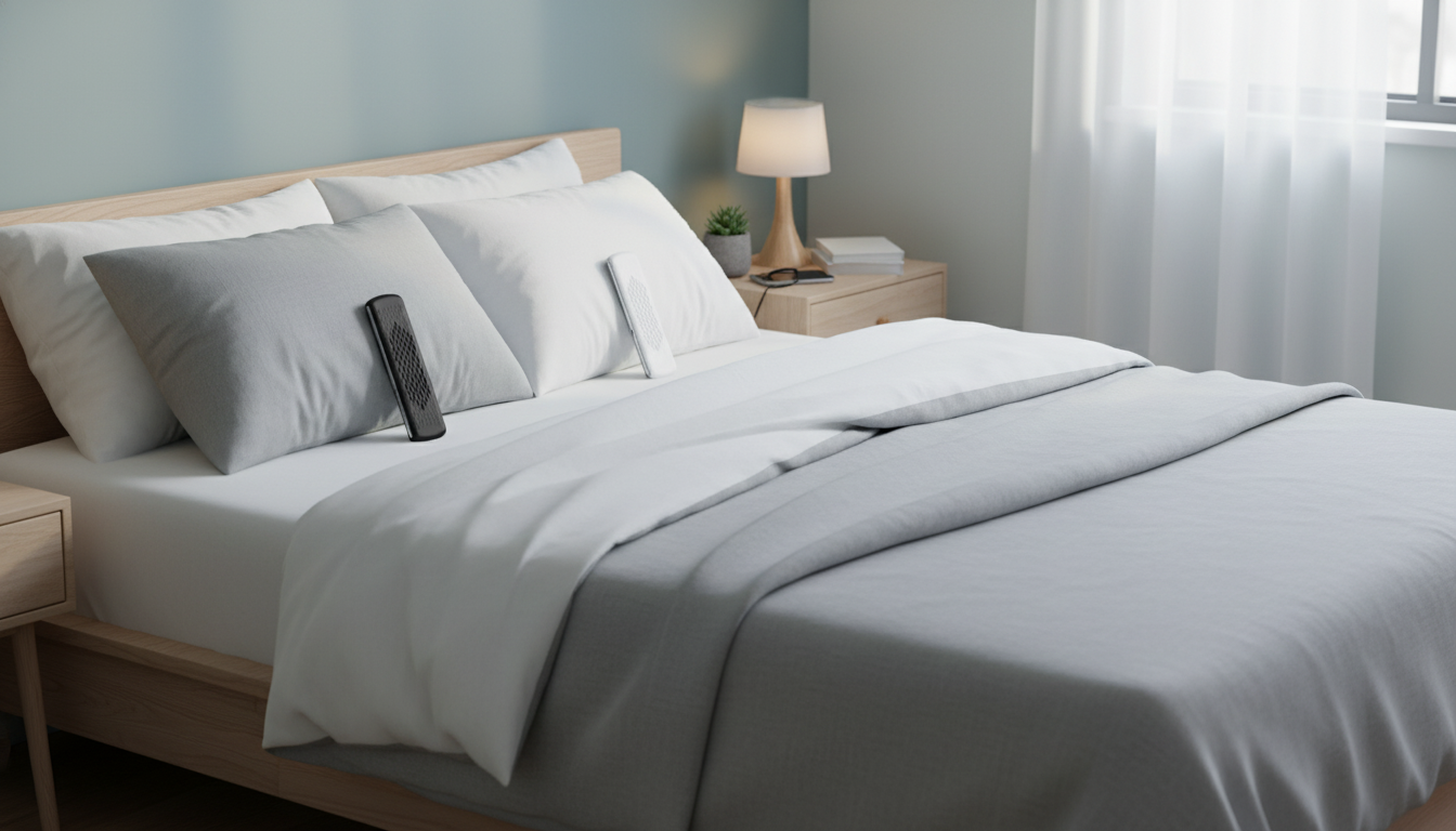 Under-Pillow Bluetooth Sleep Speaker: White Noise, Low Spill