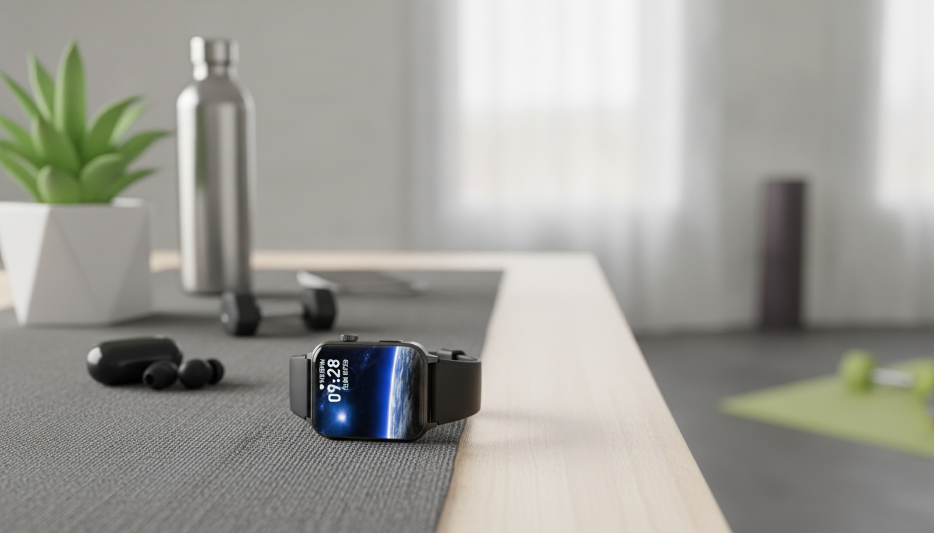 1.85" HD Bluetooth Fitness Smartwatch: Clear Daily Stats