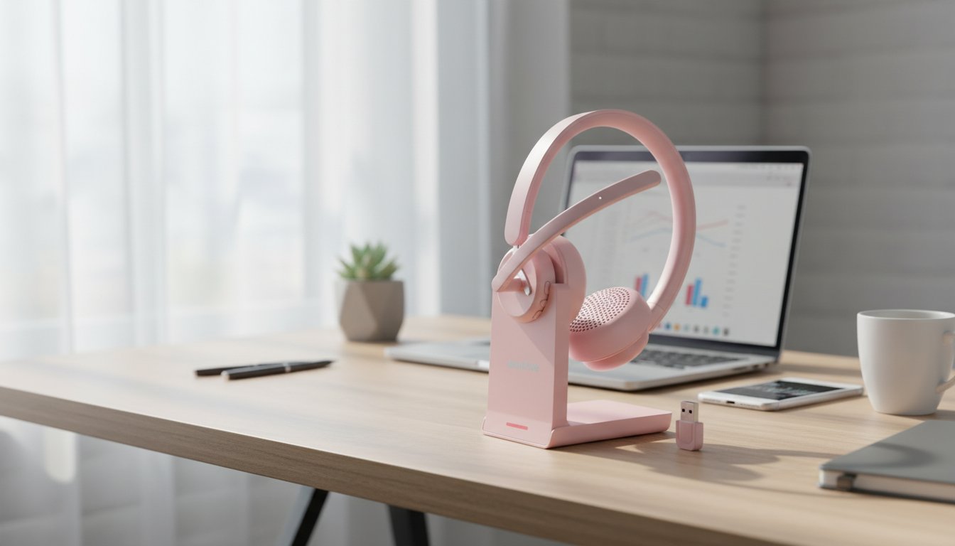 Bluetooth Work Headset: Noise-Cancelling Mic Clarity