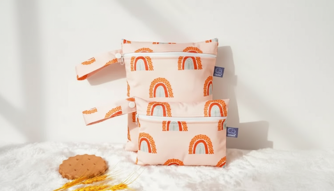 Washable Eco-Friendly Baby Blanket + Travel Bag Set