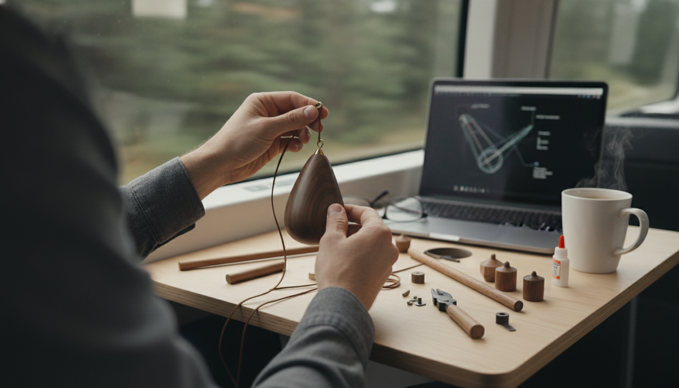 Wooden Pendulum DIY: Build, Hang, and Adjust It