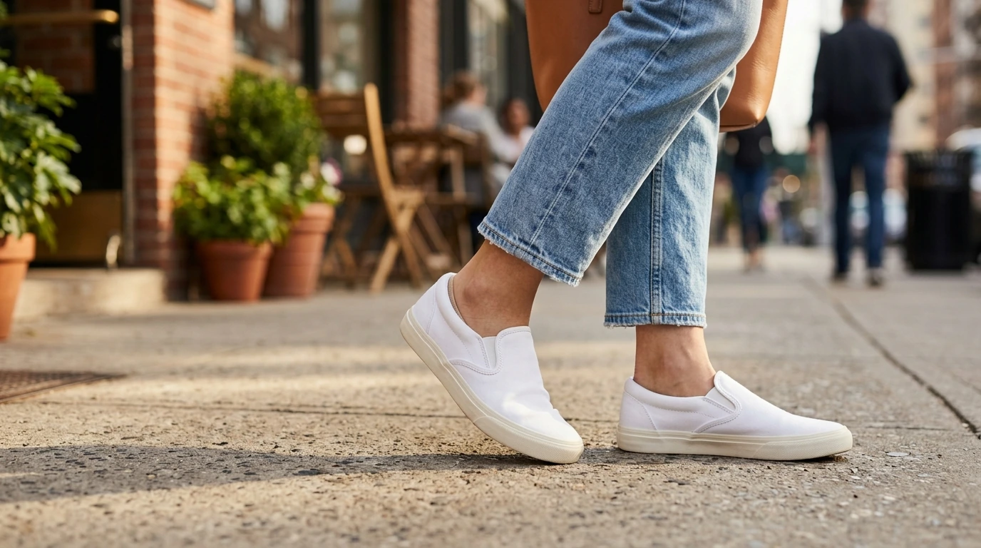 Nike Women’s White Slip-On Sneakers for Daily Comfort