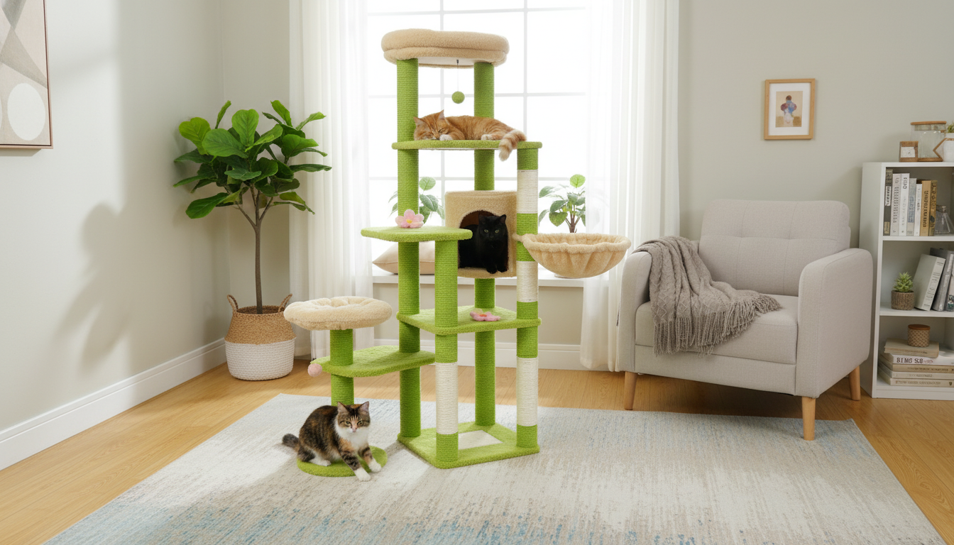 Cactus Cat Trees: Safety Checklist for Cats